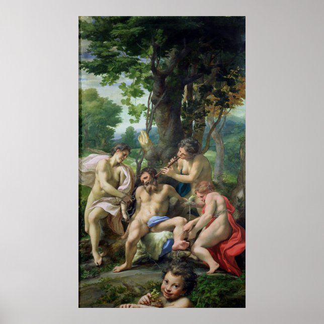 Póster Alegoría de los vicios, 1529-30 (Frente)