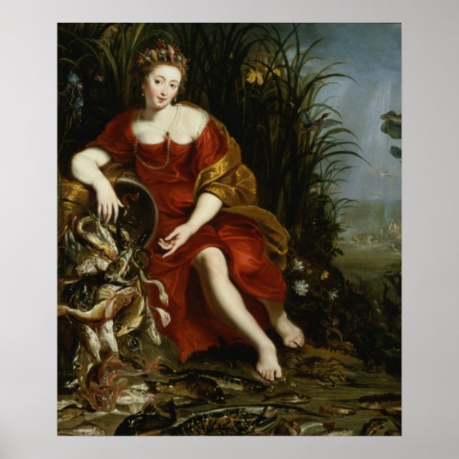 Póster Alegoría del agua (Frente)