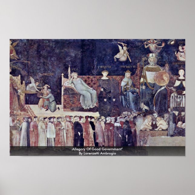 Póster Alegoría Del Buen Gobierno (Frente)