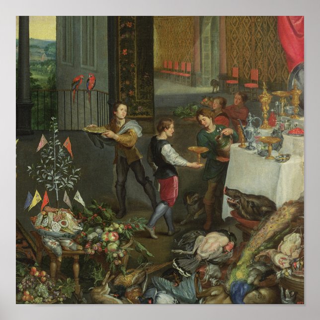 Póster Alegoría del gusto (Frente)
