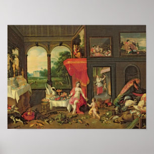 Póster Alegoría del gusto