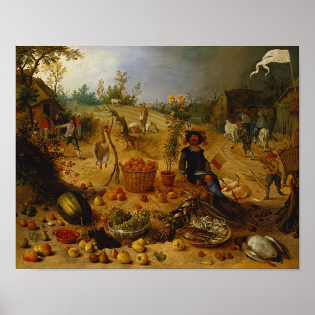 Póster Alegoría del otoño (Frente)