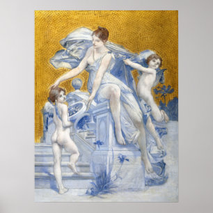 Póster Alegoría del Poster Fortune (1896)