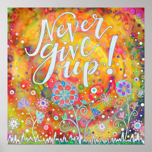 Póster Alegre Nunca Renunciar A La Inespiritualidad De La (Frente)