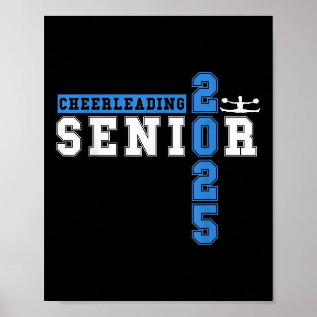 Póster Alegre Senior Cheer Senior 2025 Gradua (Frente)