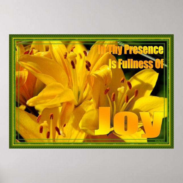 Póster Alegría (Frente)