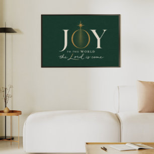 Póster ALEGRÍA AL MUNDO Navidad Cristiana
