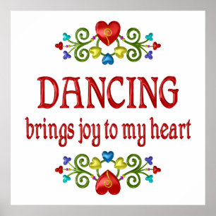 Póster Alegría bailarina