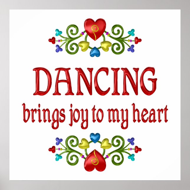 Póster Alegría bailarina (Frente)