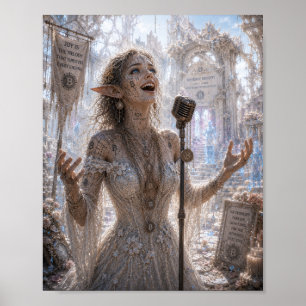 Póster Alegría / Cantante de Ópera / Ruinas de la Oficina