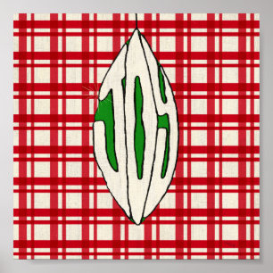 Póster Alegría de Ornament de vacaciones