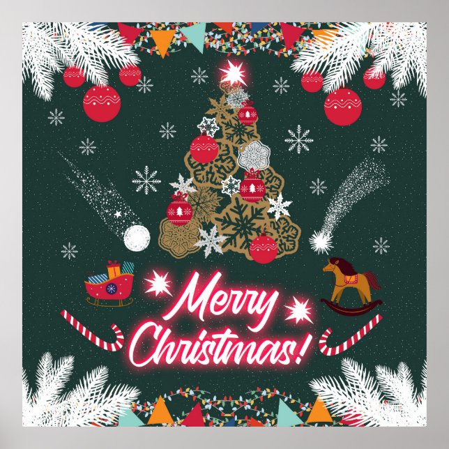 Póster Alegría eterna de los Navidades (Frente)