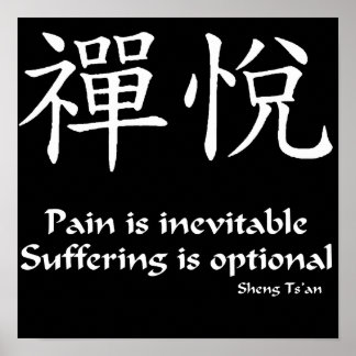 Póster Alegría Zen - Dolor