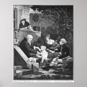 Póster Alegrías de ser un padre, c.1797