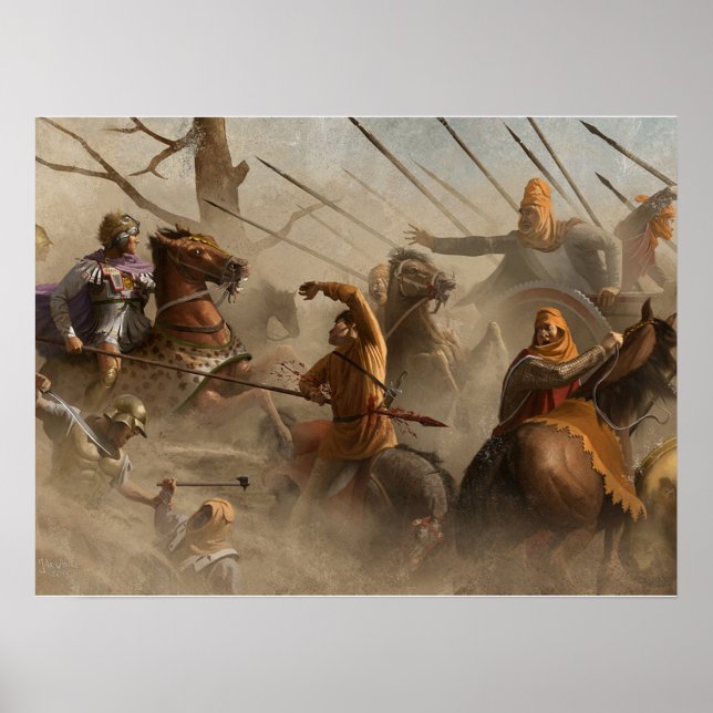 Póster Alejandro El gran Poster de mosaicos en reposo (Frente)