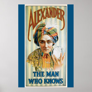Póster Alejandro, el hombre que sabe, el Poster de la mag