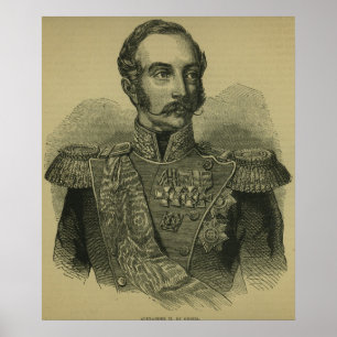 Póster Alejandro II de Rusia