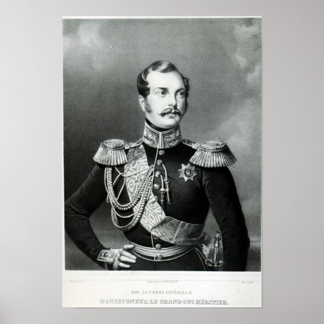 Póster Alejandro II de Rusia (Frente)