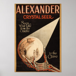 Póster Alejandro, magia Crystal "Cradle to Grave"