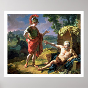 Póster Alejandro y Diógenes, 1818 (aceite sobre lienzo)