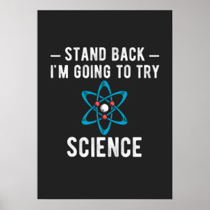 Póster Aléjate, voy a intentar la ciencia