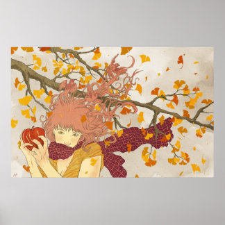 Póster Alemán para el otoño