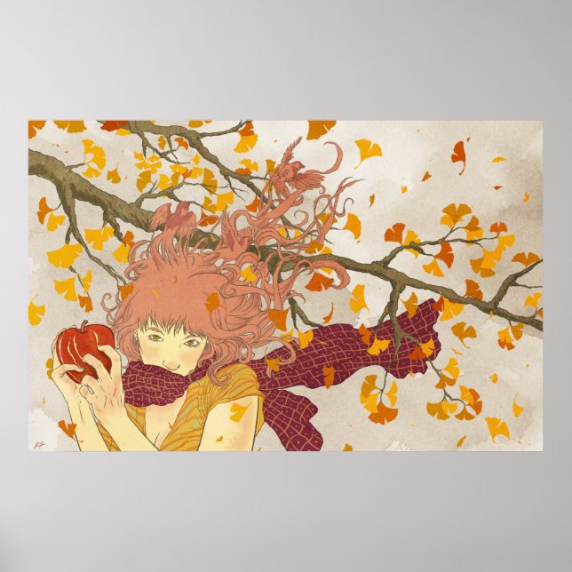 Póster Alemán para el otoño (Frente)