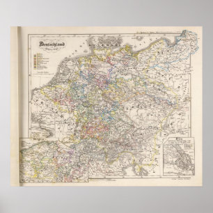 Póster Alemania a partir de 1649 a 1792
