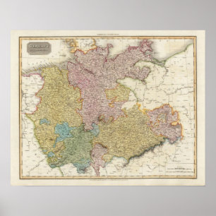 Póster Alemania al norte de los mayas