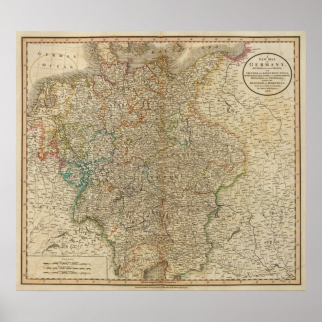 Póster Alemania, Austria, Bohemia (Frente)