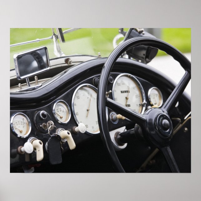 Póster Alemania, Baviera-Baviera, Múnich. Coche 3 de BMW  (Frente)