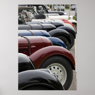 Póster Alemania, Bayern-Baviera, Munich. Automóvil Welt B