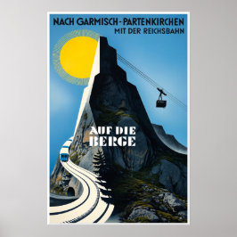 Póster Alemania, cartel de Garmisch Partenkirchen