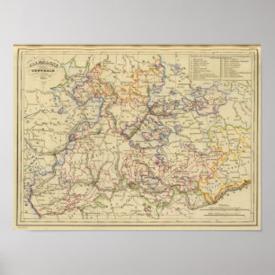 Póster Alemania Central