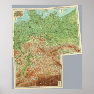 Póster Alemania compuesta