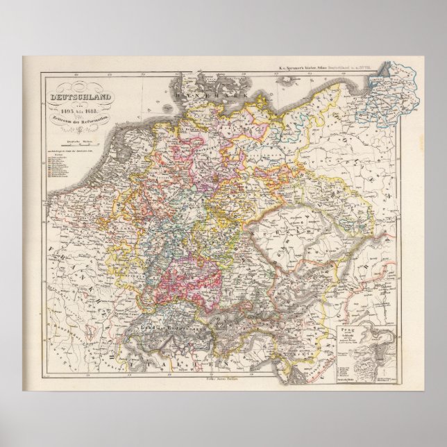 Póster Alemania de 1495 a 1618 (Frente)