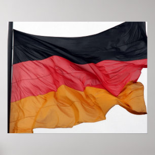 Póster alemania de bandera