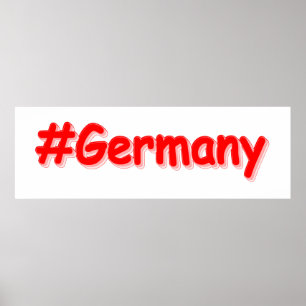 Póster "Alemania", diseño elegante. ¡Hazte con una en Zaz