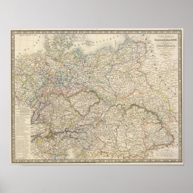 Póster Alemania, Europa Central (Frente)
