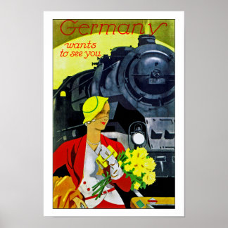 Póster Alemania quiere verte