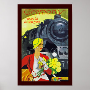 Póster Alemania quiere verte