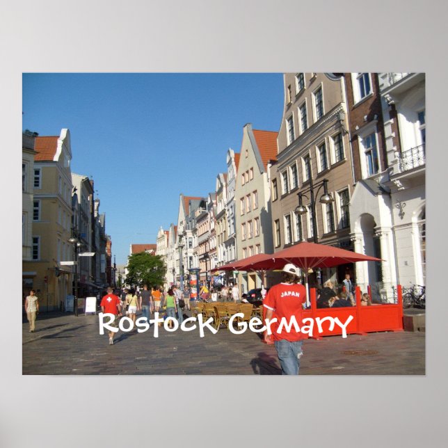 Póster Alemania Rostock (Frente)