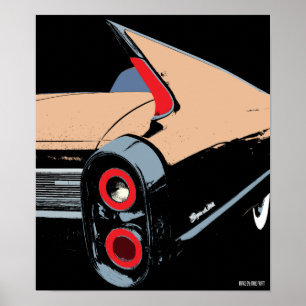 Póster Aleta de Cadillac - 1962