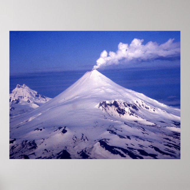 Póster Aleutian Islands Volcano (Frente)