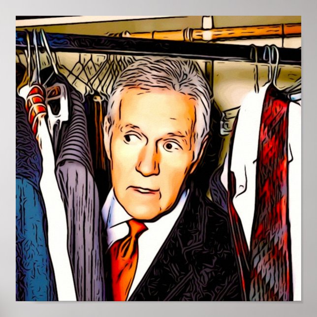 Póster Alex Trebek (Frente)