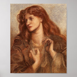 Póster Alexa Wilding (Joven Elegante Con Pelo Rojo)