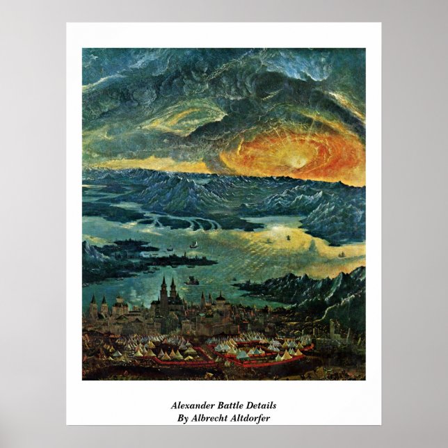 Póster Alexander Battle Details De Albrecht Altdorfer (Frente)