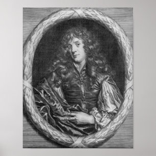 Póster Alexander Browne, grabado por Pieter de Jode
