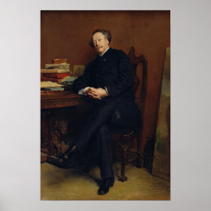Póster Alexander Dumas Fils 1877