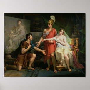 Póster Alexander el grande entrega Campaspe